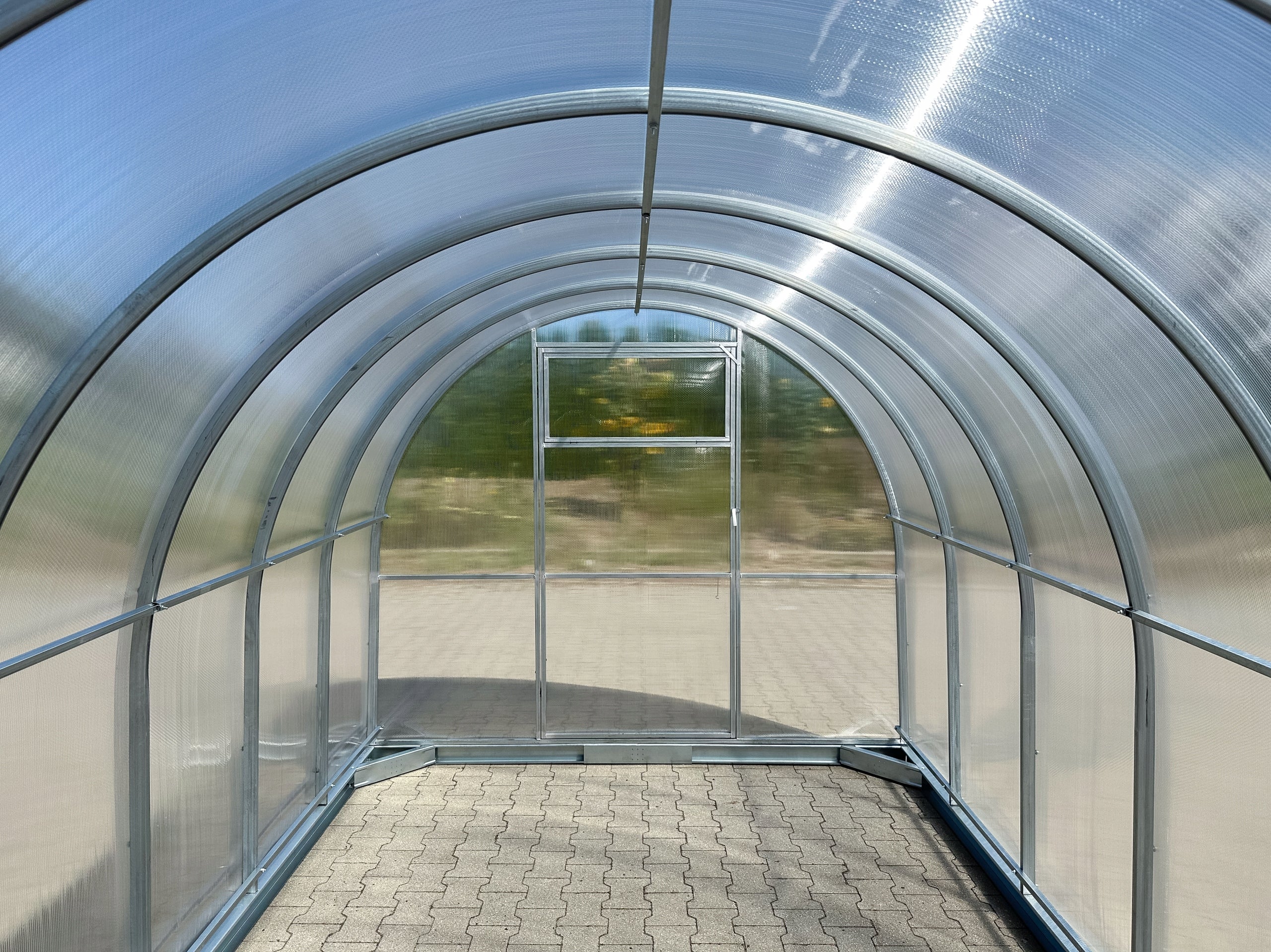 Plėvelinis šiltnamis Expert Tunnel Compact, 2,5x4 m, 40x20 mm, 4 mm