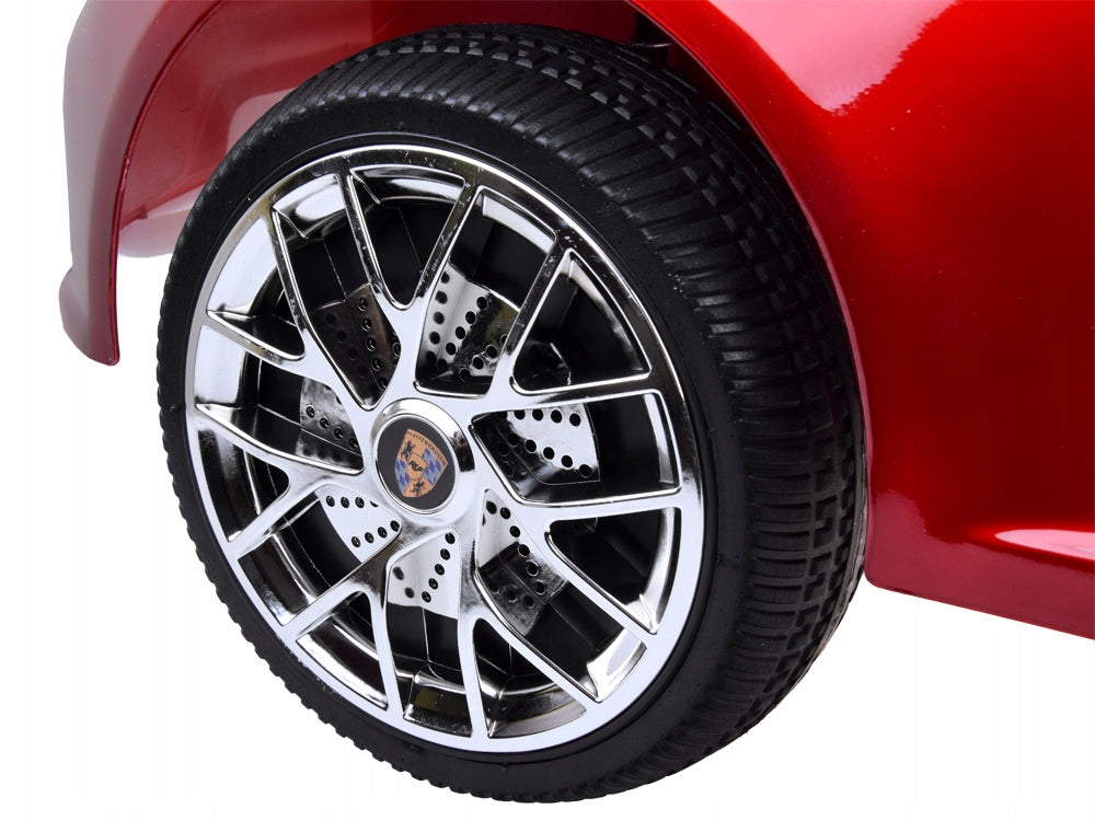 Elektrinis automobilis vaikams, raudonas Porsche RUF CTR3, su nuotolinio valdymo pultu, PA0327