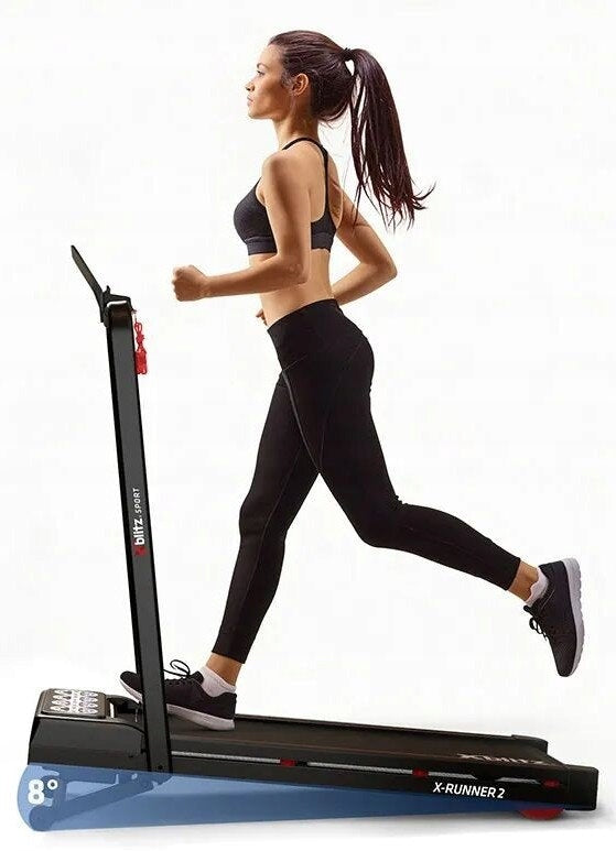 Elektrinis bėgimo takelis XBLITZ X-Runner 2, 1838 W, 12 km/val.