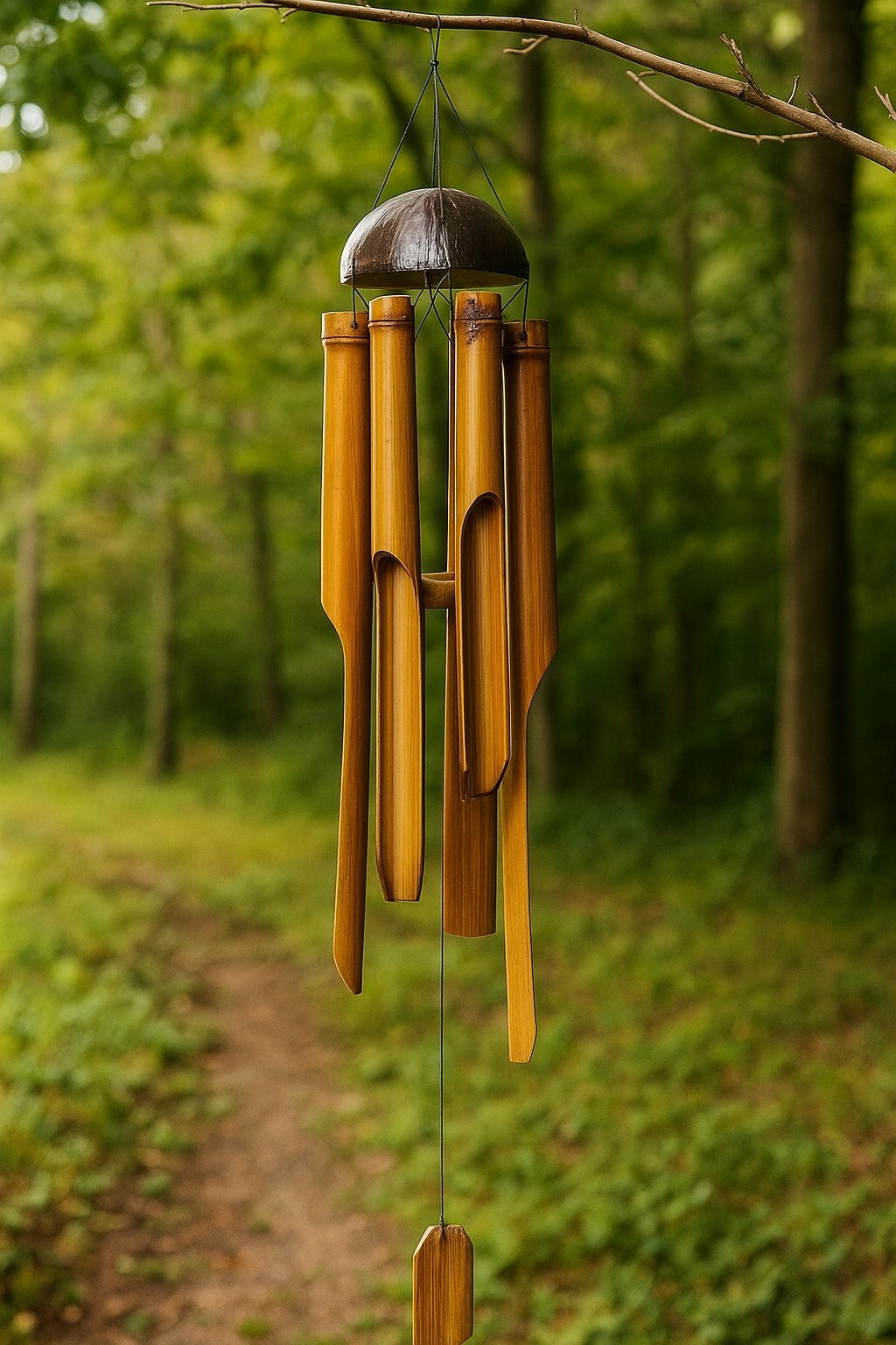 WIND GONG 75 CM BAMBOO BELL INDONESIA
