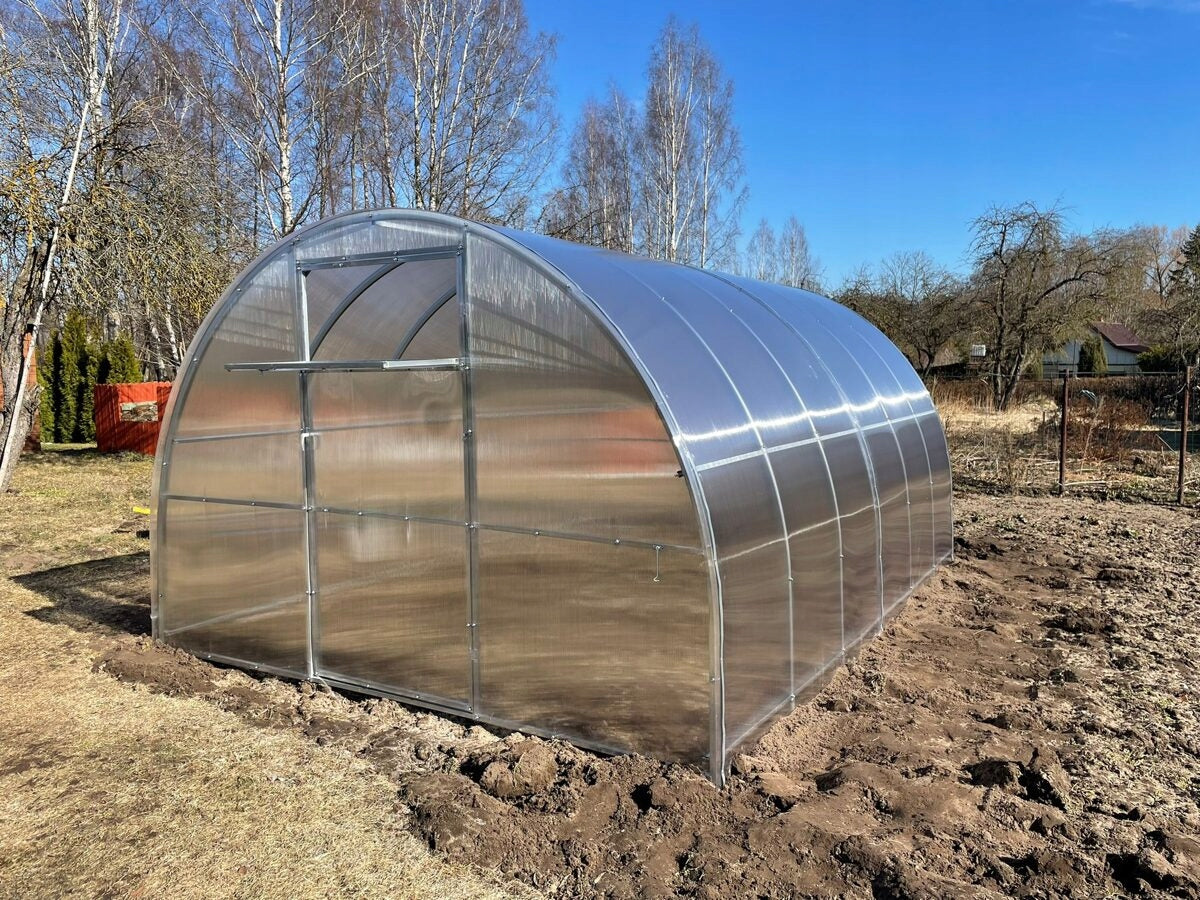 Polikarbonatinis šiltnamis tunelis 3x10 m, 6 mm, 40x20