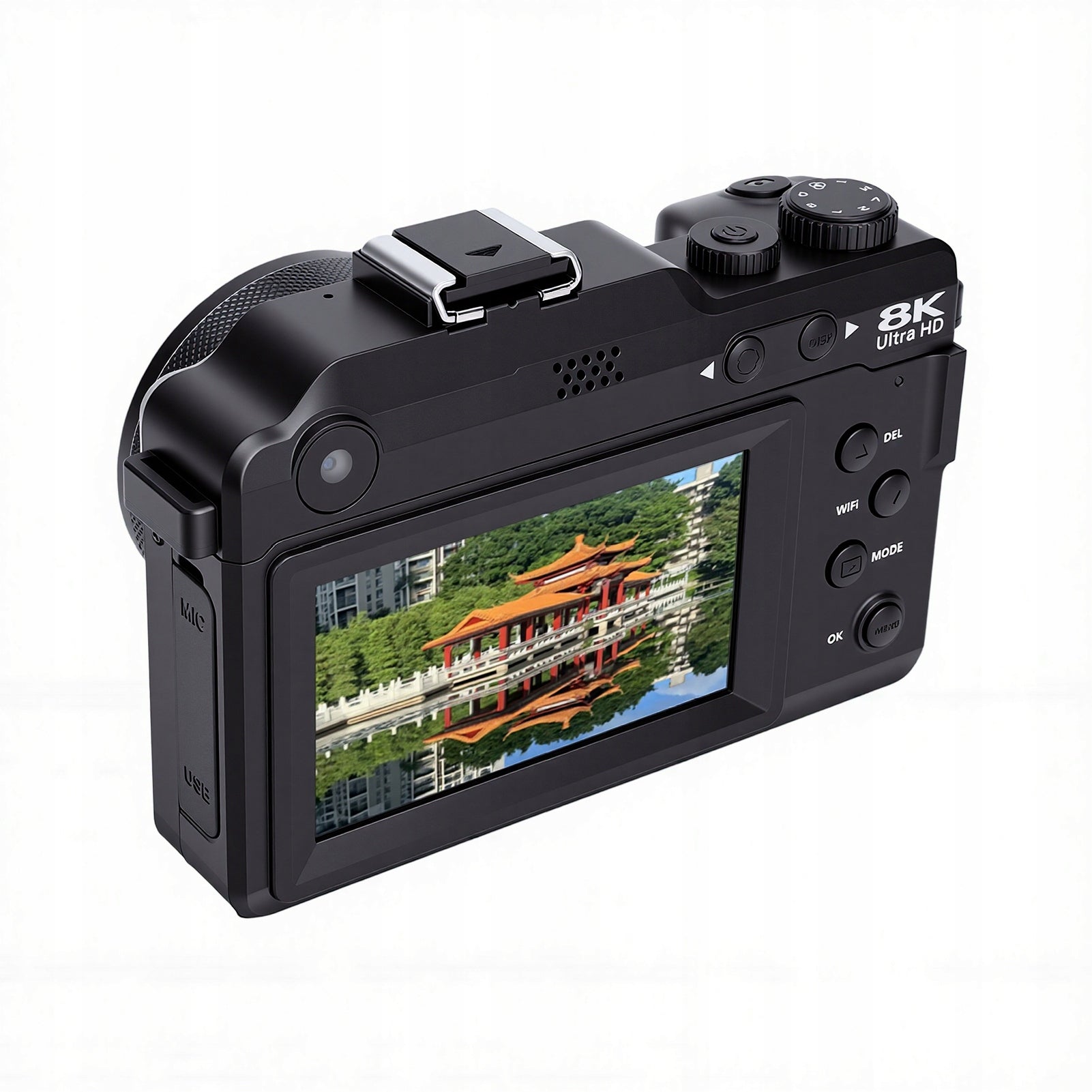 8K 100MP Digital Camera 18x Zoom 3 Inch HD Dual Lens DR Screen Resolution 1 Mpx