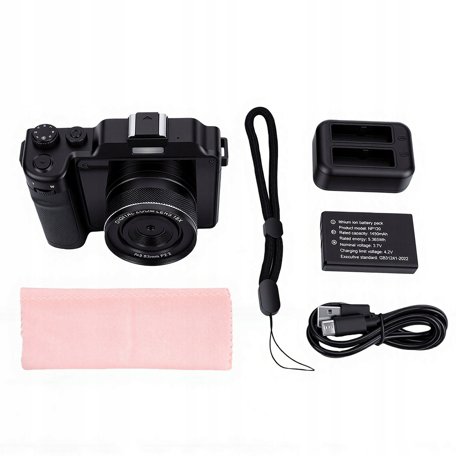 8K 100MP Digital Camera 18x Zoom 3 Inch HD Dual Lens G8 Screen Brand no brand