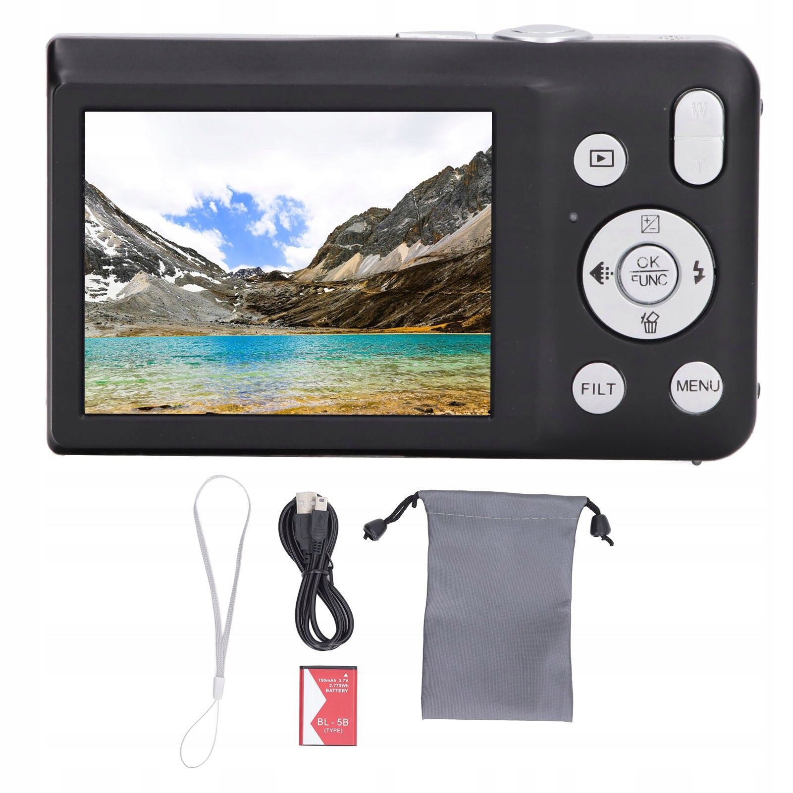8K 68MP 16X ZOOM 2.7" DIGITAL CAMERA SMART FOR PHOTOGRAPHY