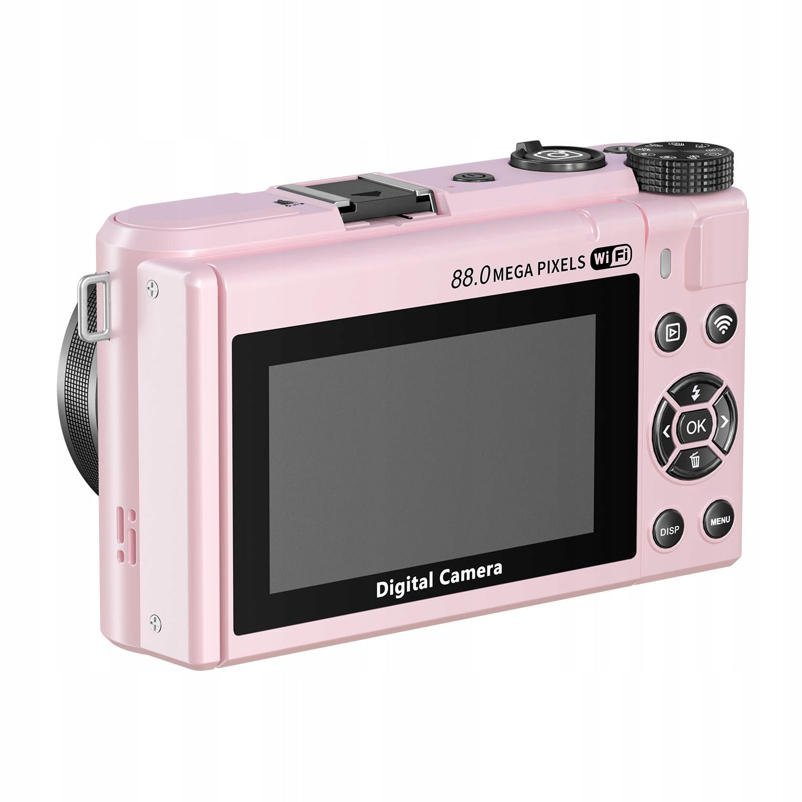 8K 88MP Digital Camera 18X Zoom Autofocus WiFi Travel with 3 7X
