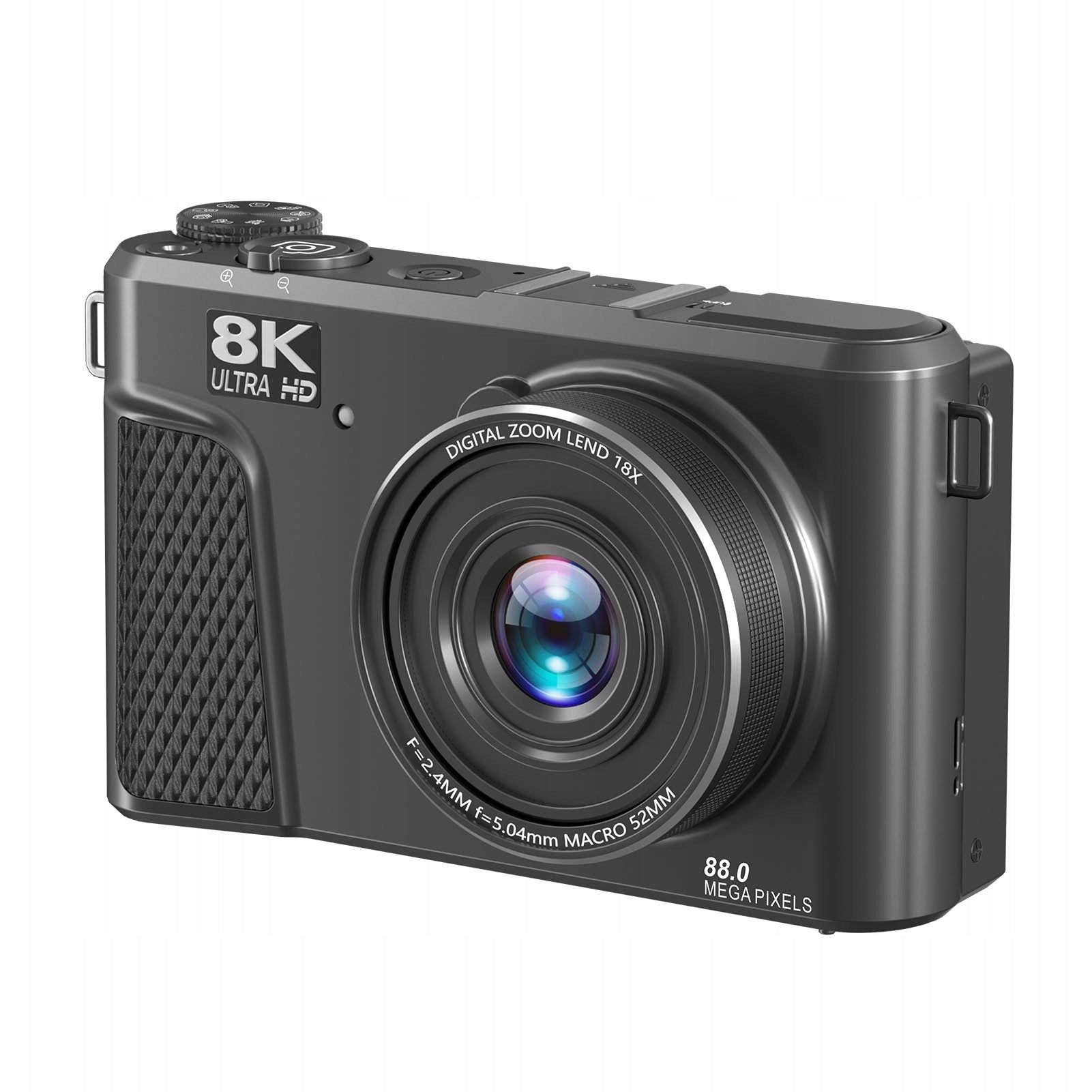 8K 88MP Digital Camera 18X Zoom Autofocus WiFi Travel with 3 KS Brand no brand