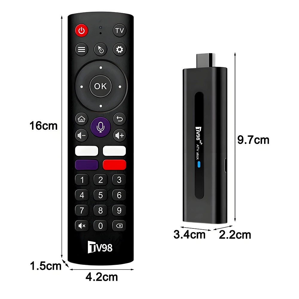 8K MEDIA PLAYER ANDROID ADAPTER 14 SMART TV STICK BOX WIFI Packaging status original