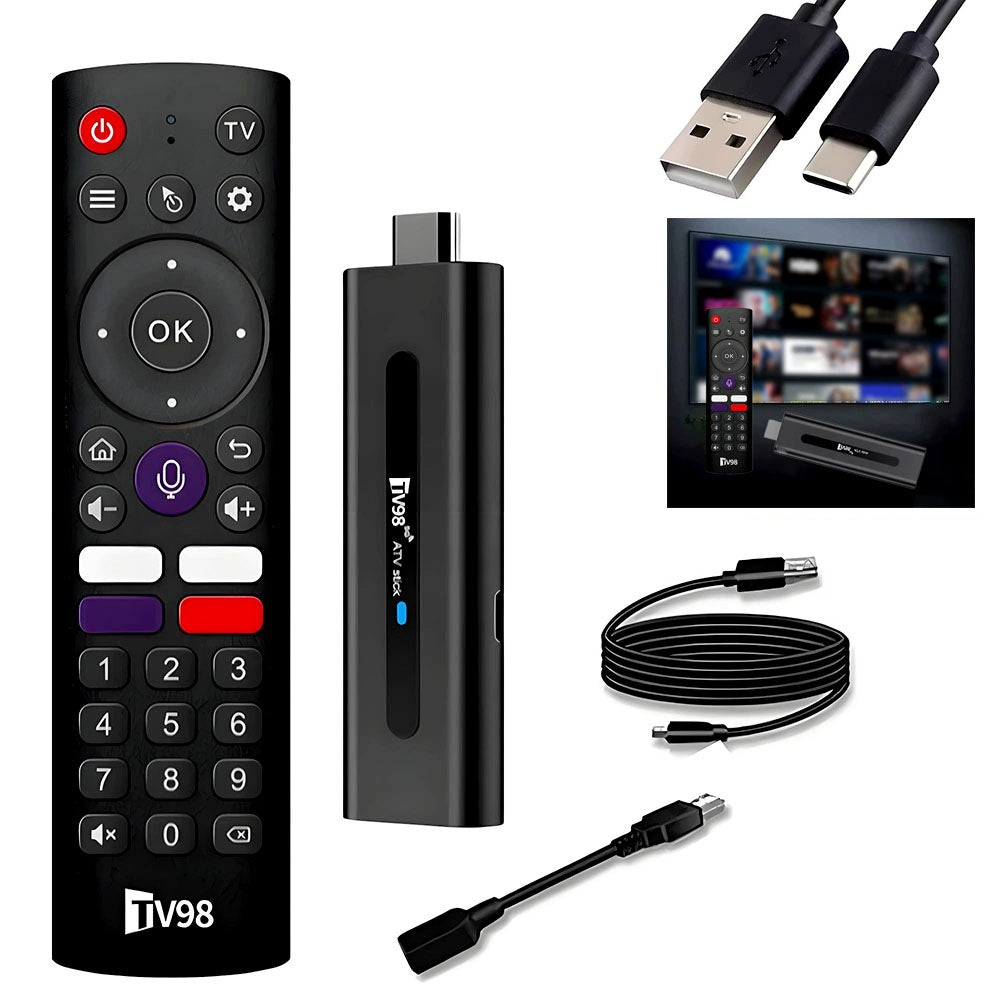 8K MEDIA PLAYER ANDROID ADAPTER 14 SMART TV STICK BOX WIFI