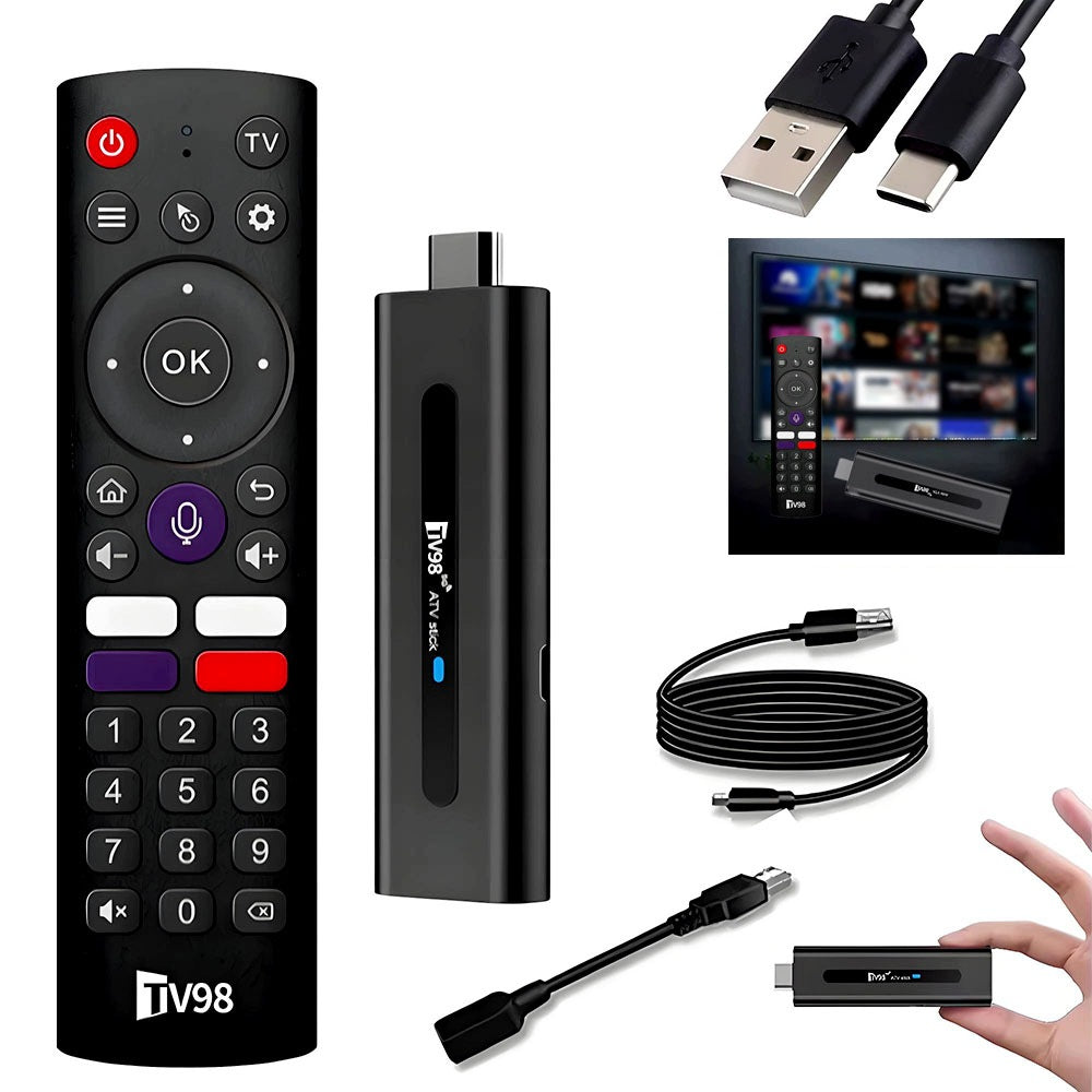 8K MEDIA PLAYER ANDROID ADAPTER 14 SMART TV STICK BOX WIFI