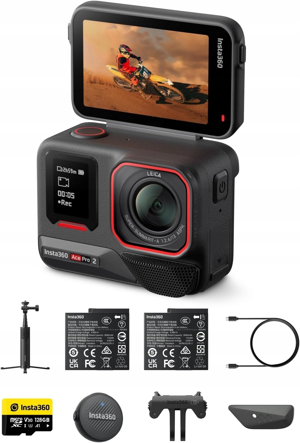 8K VLOG SPORTS CAMERA WATERPROOF AI PRO