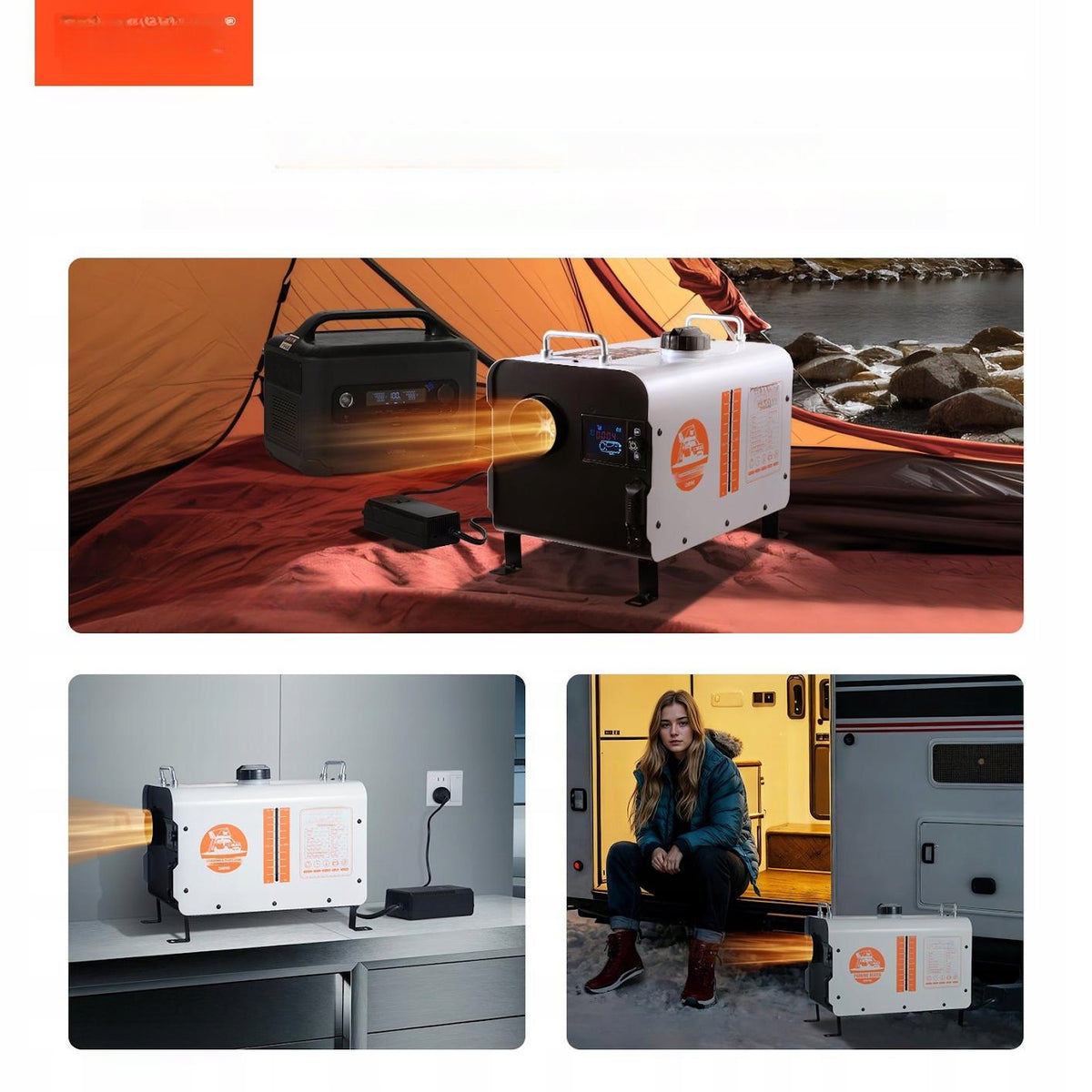 8KW 12V/24V Diesel Heater with Bluetooth APP for RV with Remote Control Brand Vevor