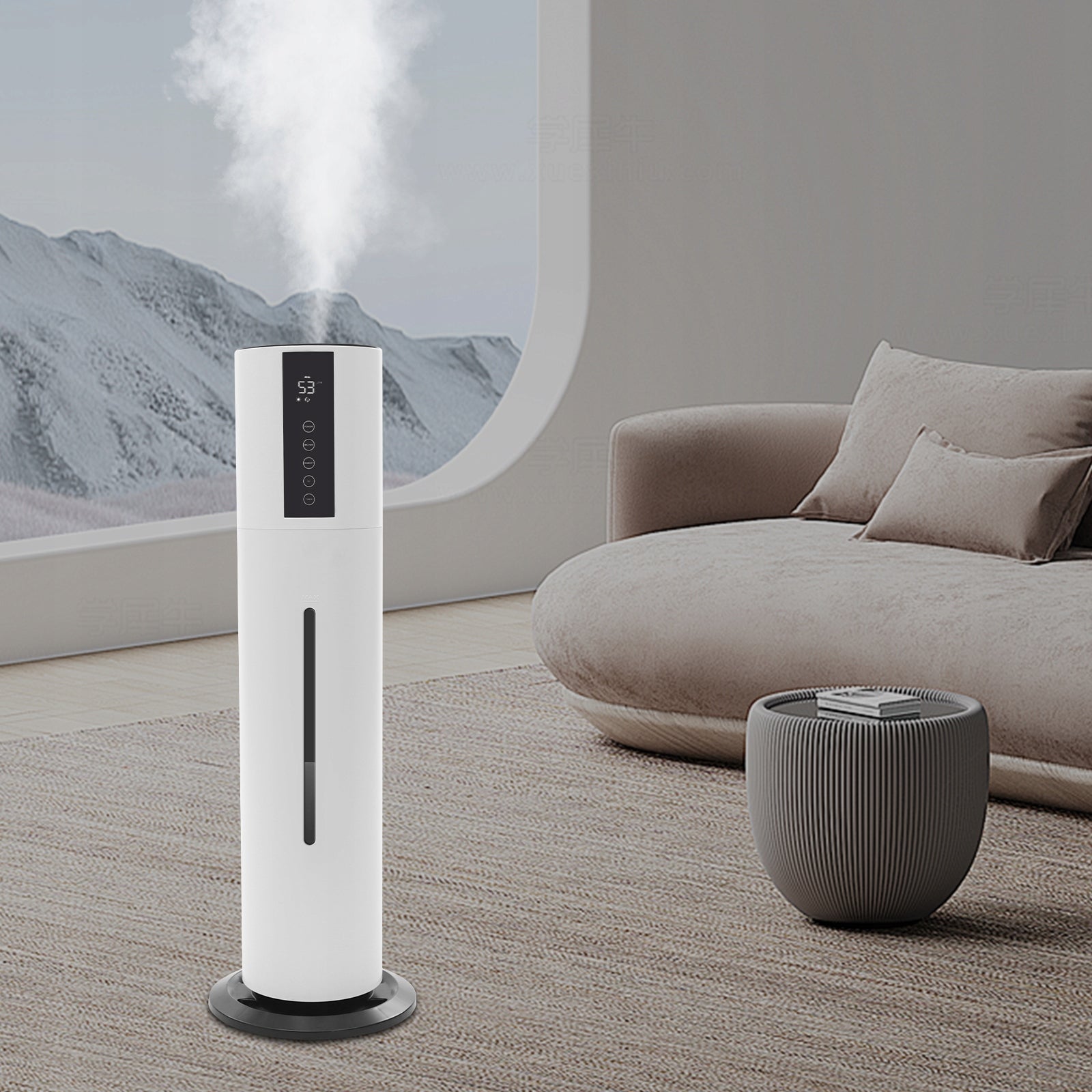 8L 3 Levels Air Humidifier Mist Humidifier Indoor Humidifier 300ml/h 28W Manufacturer code JJNLYA-001800EU