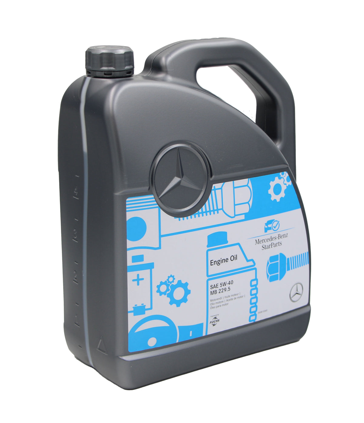 8L ENGINE OIL MERCEDES MB 229.5 5W-40 ORIGINAL STARPARTS Manufacturer code MB229.5 - 8L