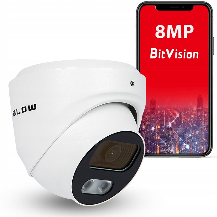 8MP MPx 4K IR METAL PoE Starlight ONVIF DOME DETECTION SMART Packaging status original