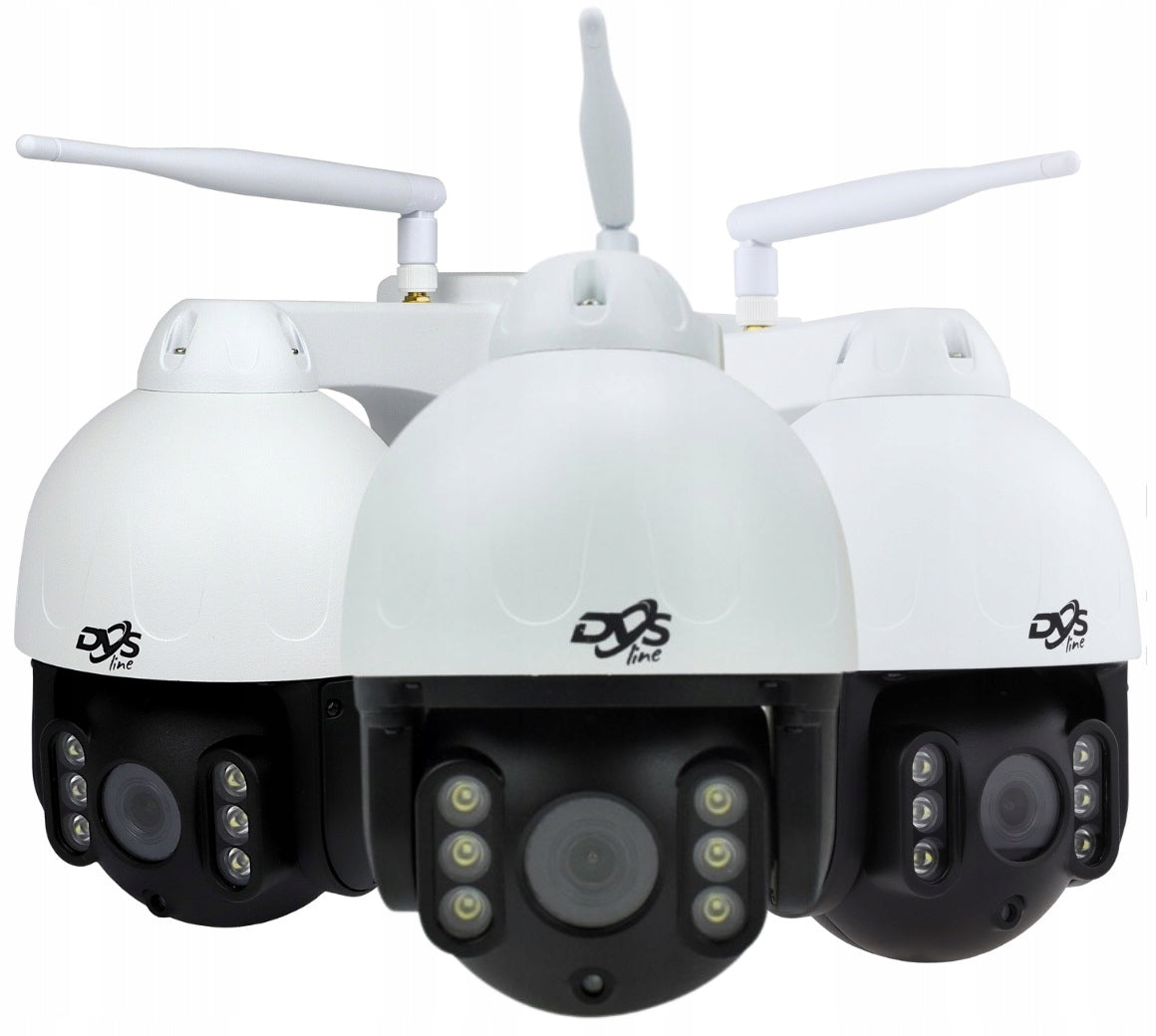 8Mpx 4K WIFI CAMERA KIT 2 ROTATING CAMERAS WIRELESS MONITORING 2TB Packaging status original