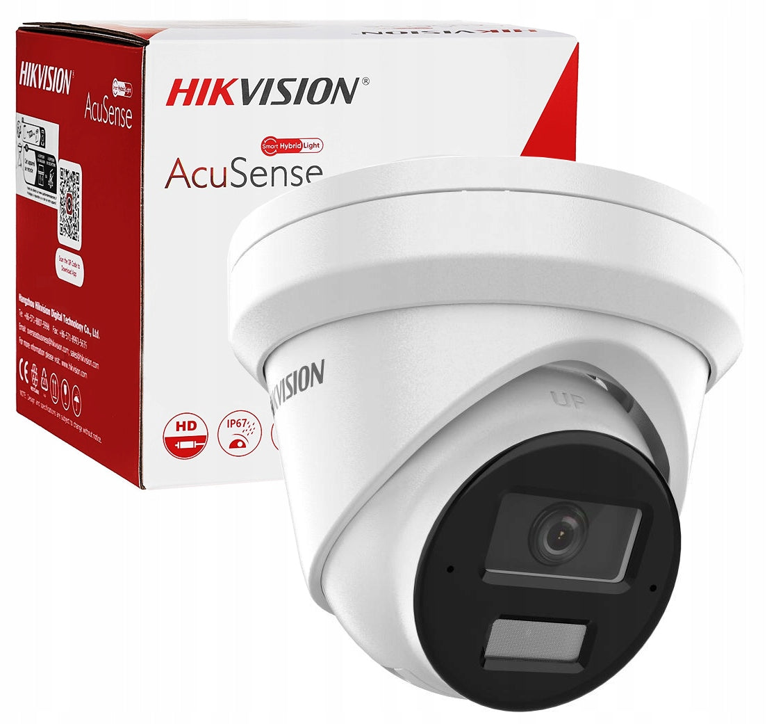 8Mpx Outdoor IP Camera DS-2CD2383G2-LI2U Smart Hybrid Light AcuSense