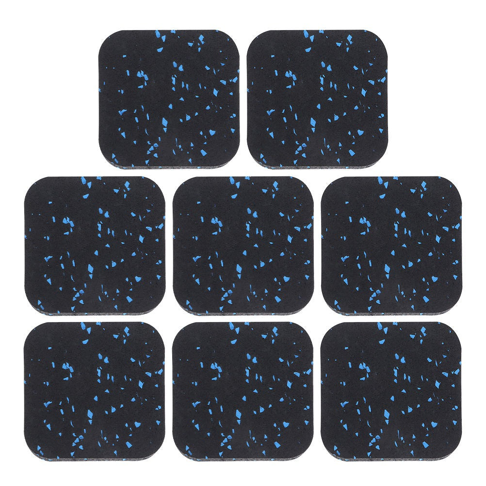 8PCS DURABLE MULTI-COLOR RUBBER EXERCISE MATS FOR WORKOUT SPACES