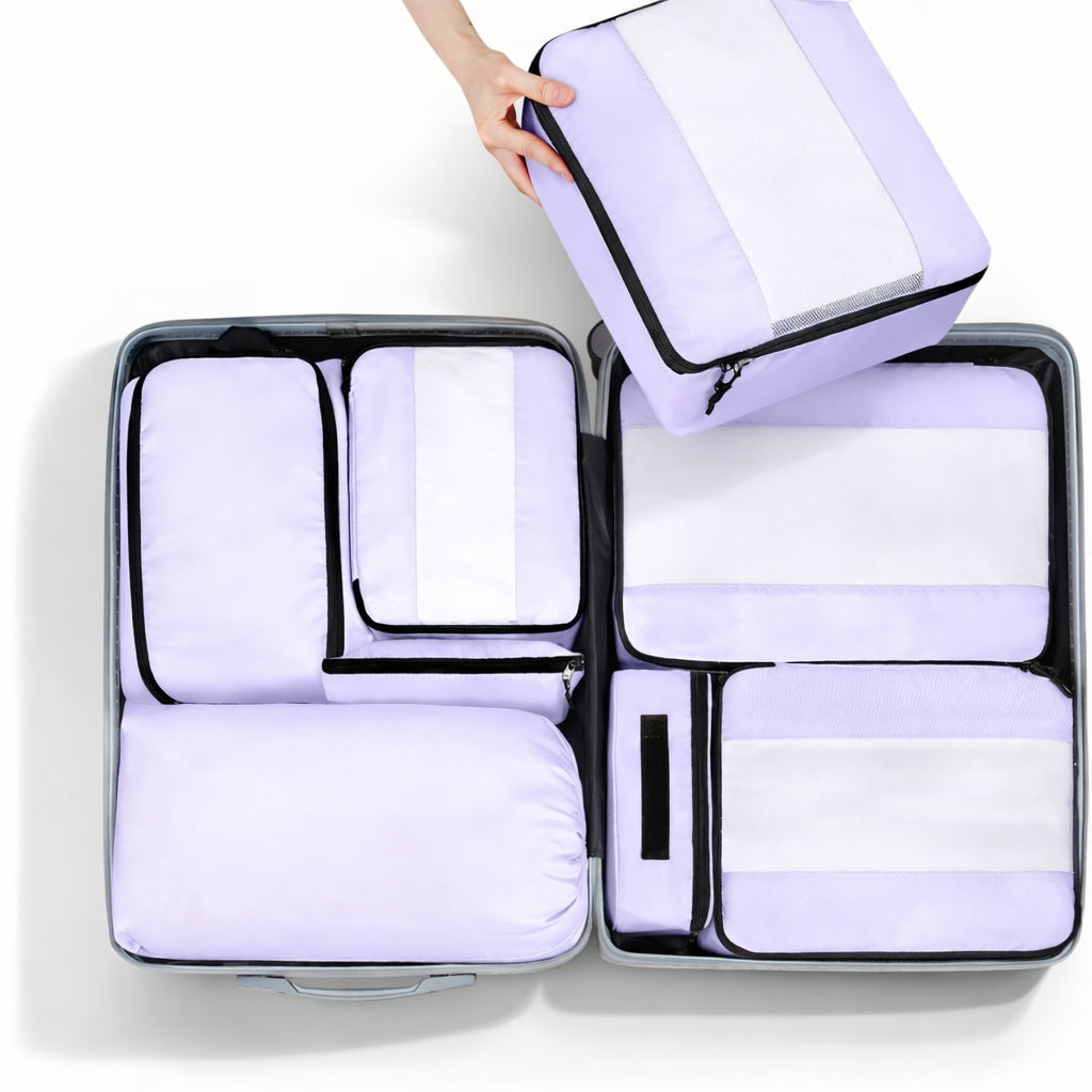 8PCS SUITCASE ORGANIZERS TRAVEL CUBES FOR PACKING BAGS COSMETIC BAG Manufacturer code 2DN2D1