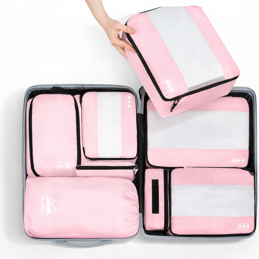 8PCS SUITCASE ORGANIZERS TRAVEL CUBES FOR PACKING BAGS COSMETIC BAG Manufacturer code V2NM3223