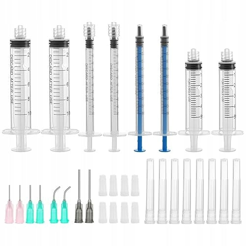 8PCS SYRINGES 1/5/10 ML PLASTIC SYRINGE for home