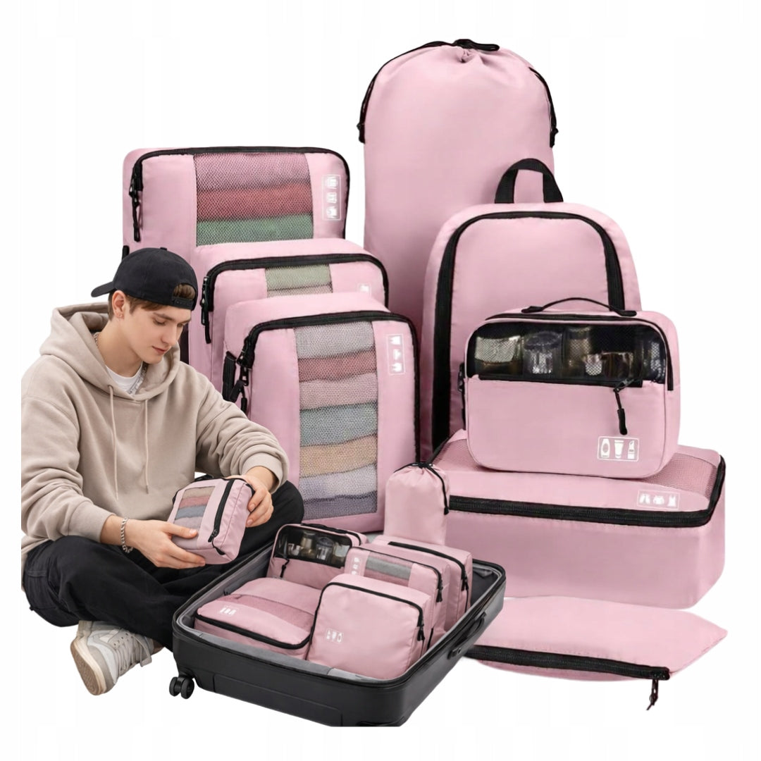 8PCS TRAVEL ORGANIZERS FOR SUITCASE TRAVEL BAGS PACKING ORGANIZER