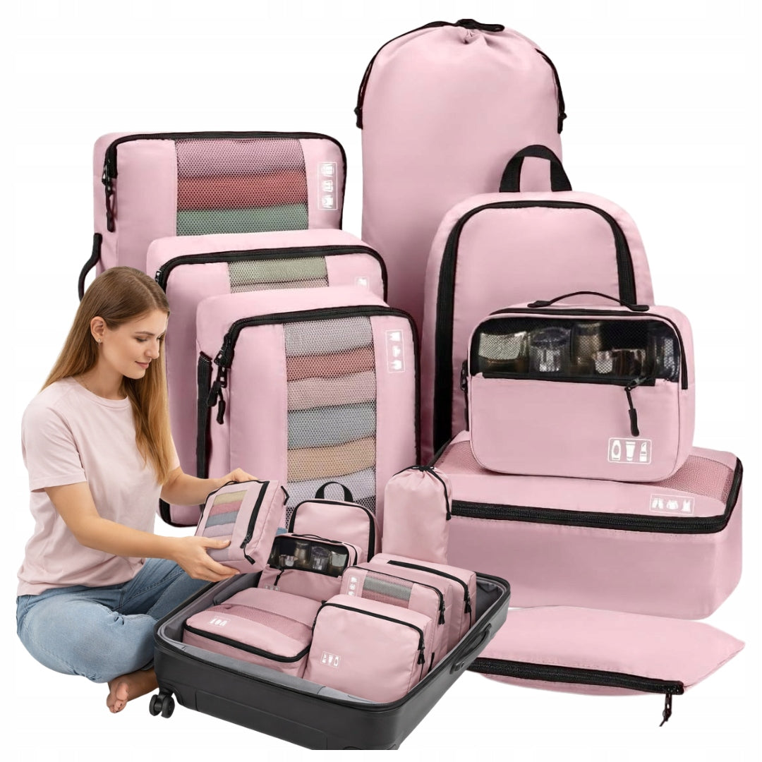 8PCS TRAVEL ORGANIZERS FOR SUITCASE TRAVEL BAGS PACKING ORGANIZER