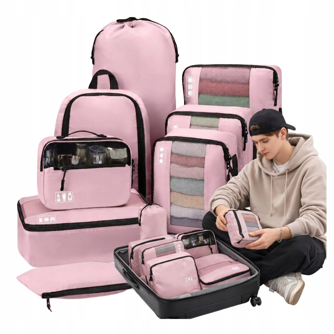 8PCS TRAVEL ORGANIZERS FOR SUITCASE TRAVEL BAGS PACKING ORGANIZER