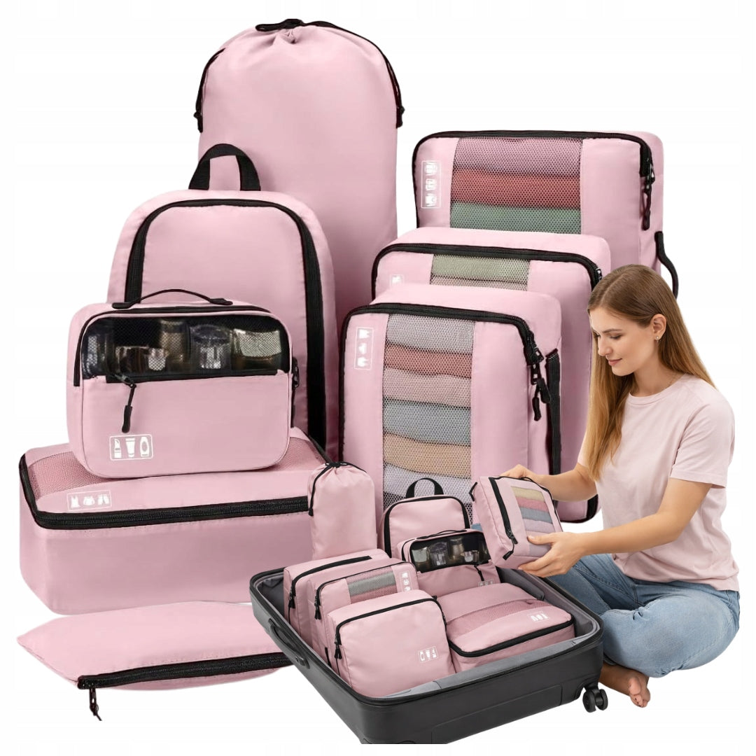 8PCS TRAVEL ORGANIZERS FOR SUITCASE TRAVEL BAGS PACKING ORGANIZER