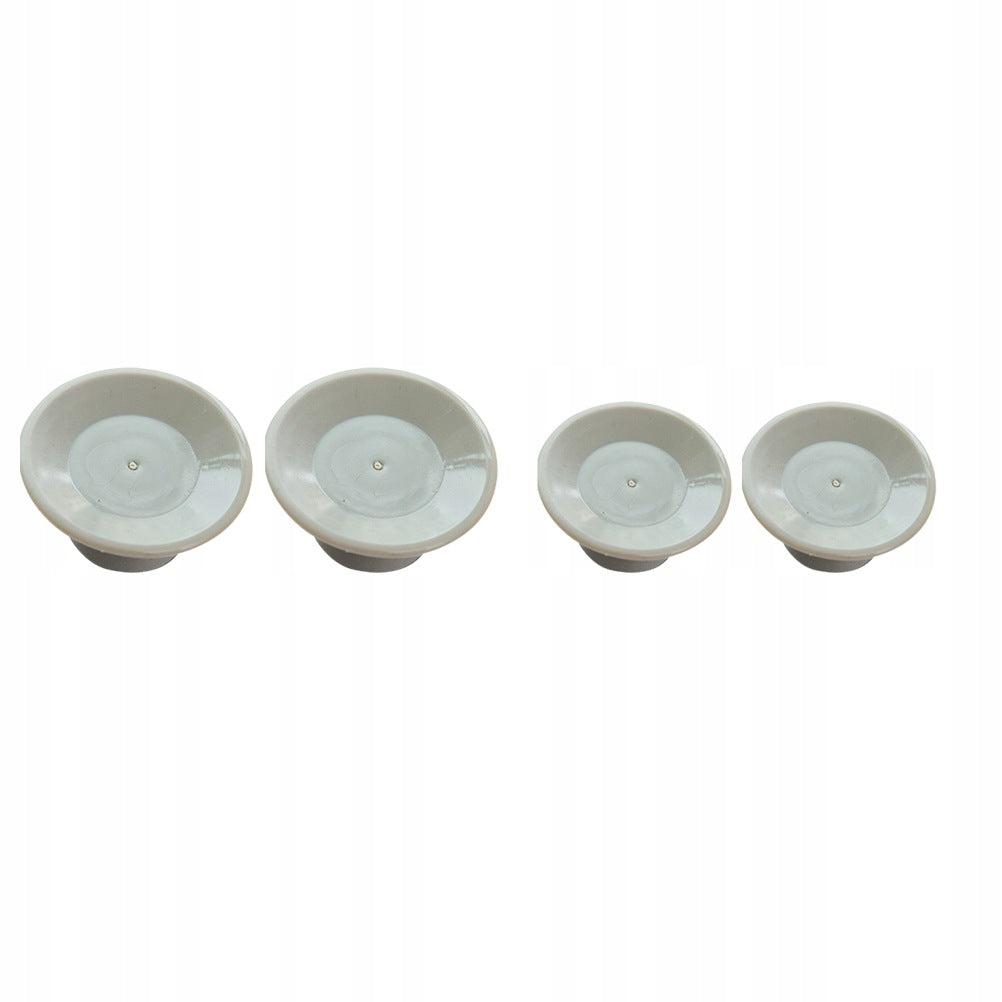 8Pcs Portable White Laptop Cushion Stand for Cooling and Support