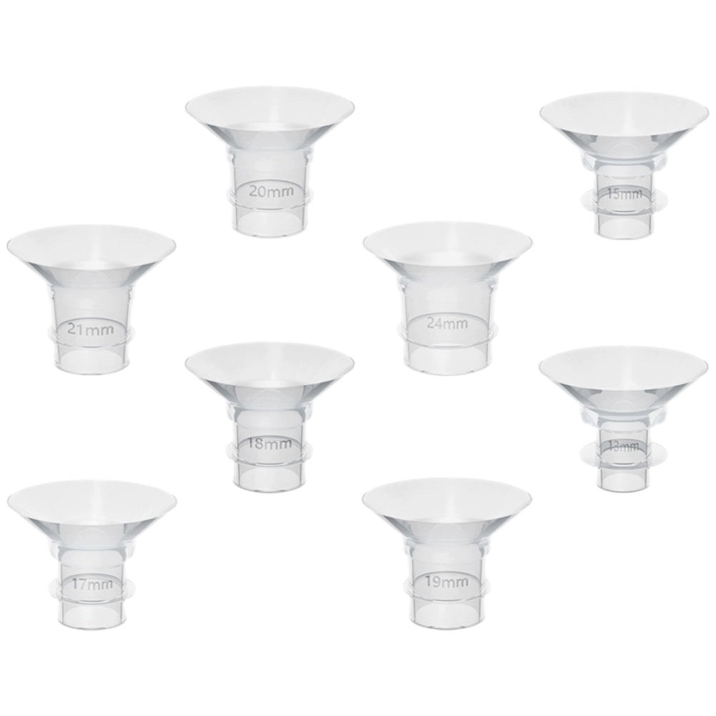 8Pcs Safe & Comfortable Silicone Flange Inserts for Breast Pump Use Medical device yes