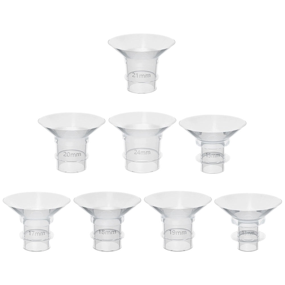 8Pcs Safe & Comfortable Silicone Flange Inserts for Breast Pump Use