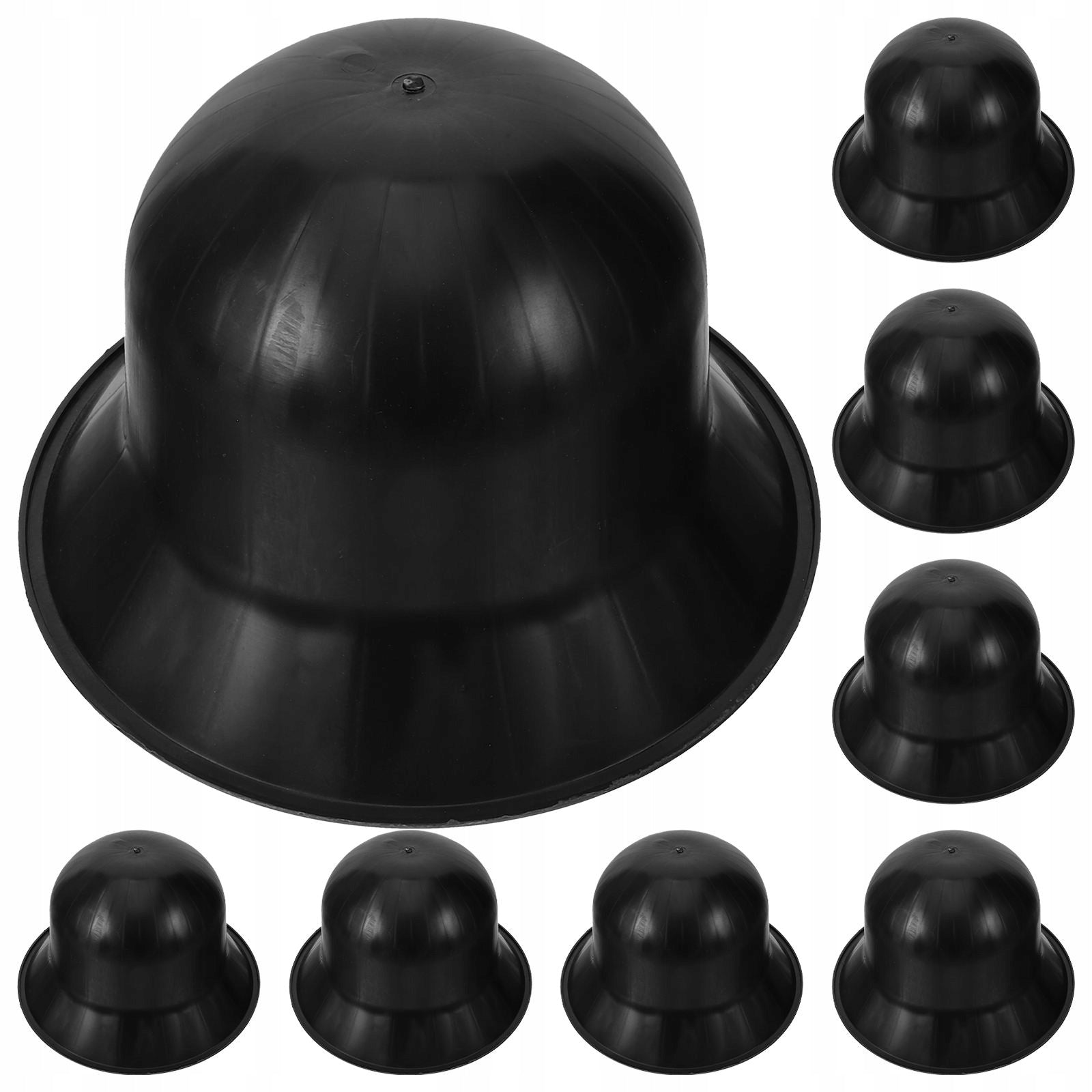 8SZT LEKKIE I WYTRZYMAŁE STOJAKI NA KAPELUSZE I CZAPKI Color black