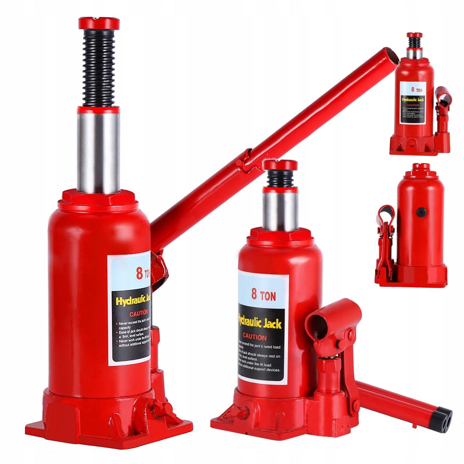 8T 8000KG 200-385MM HYDRAULIC BOTTLE BOLLARD CAR LIFT