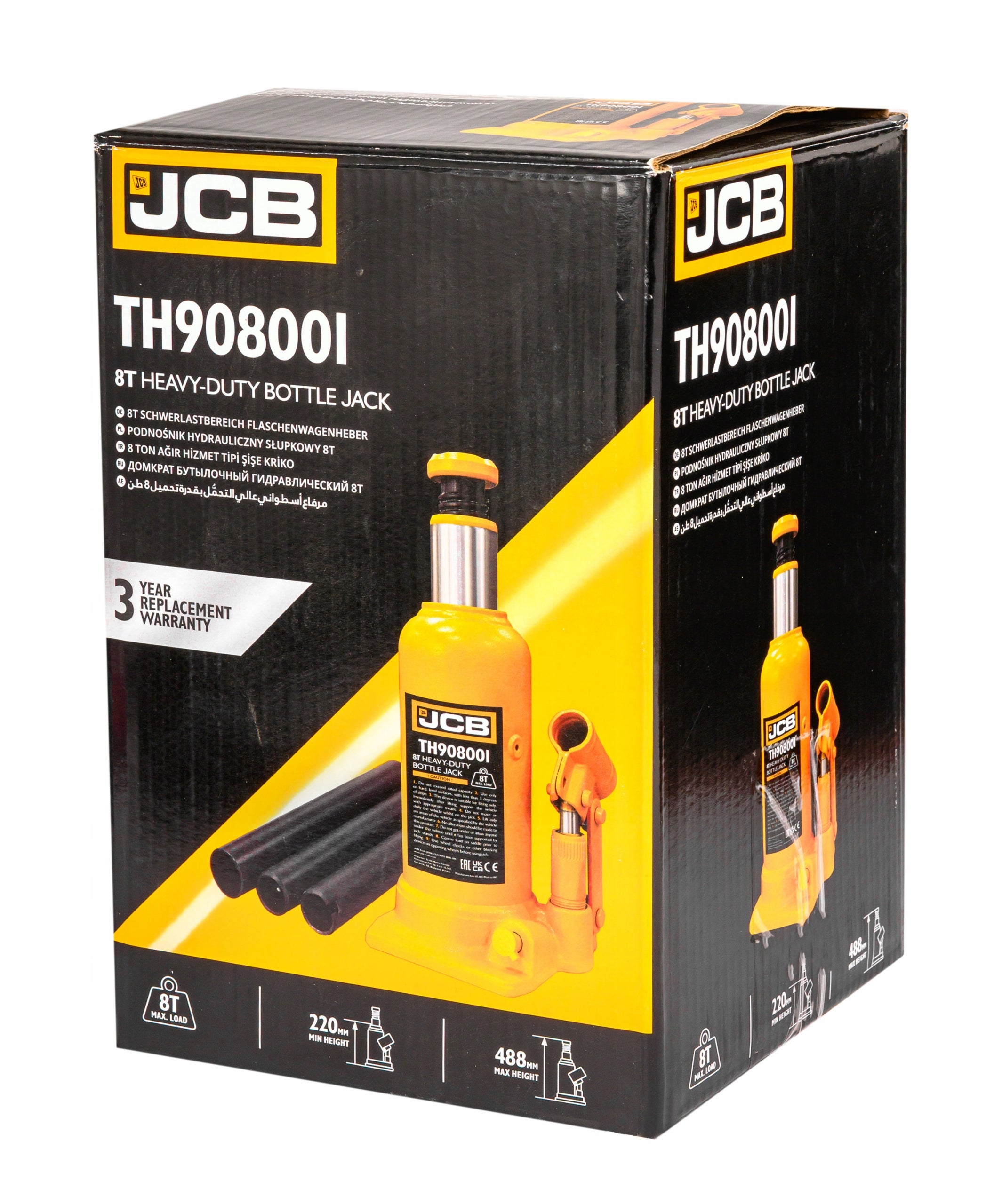 8T CAR LEVER HYDRAULIC BOLLARD LIFT Brand JCB