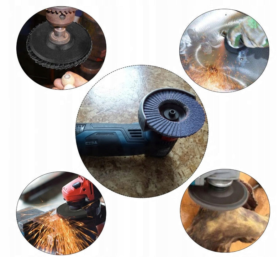 8X 76 MM LAMELLA LEAF DISC FOR GRINDING METAL ABRASIVE WOOD Brand no brand