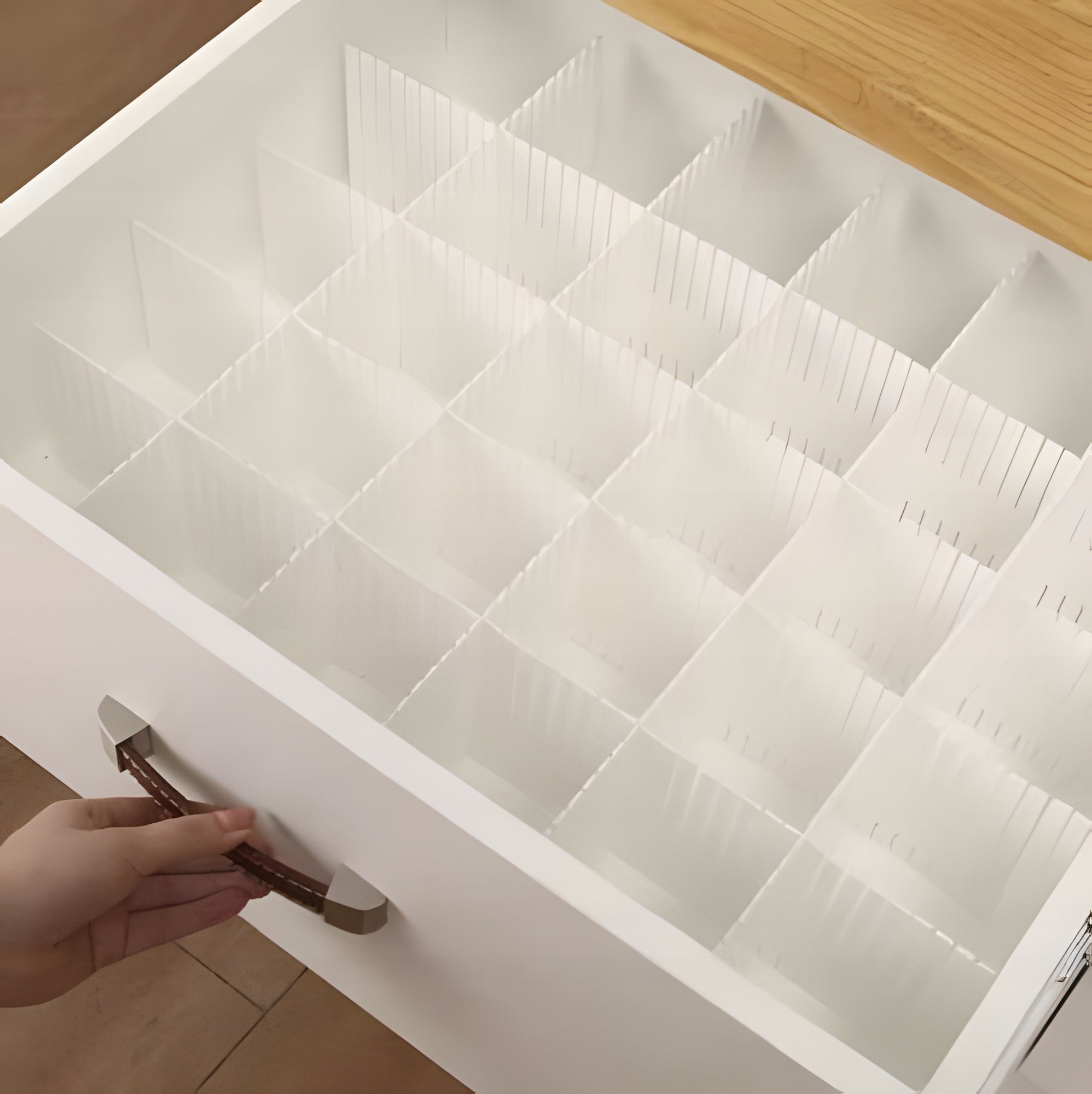8X FLEXIBLE DRAWER SEPARATOR FOR KITCHEN UTENSILS TOOLS ORGANIZER Brand Ruhhy