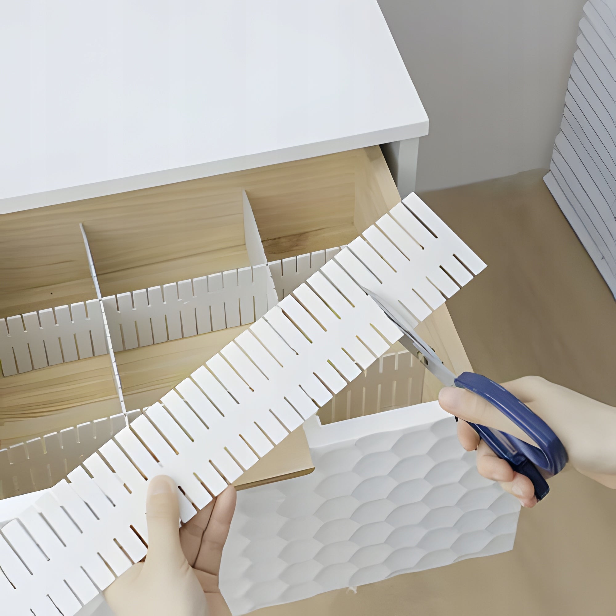 8X FLEXIBLE DRAWER SEPARATOR FOR KITCHEN UTENSILS TOOLS ORGANIZER Manufacturer code Organizer separator do szuflady 4szt 21707