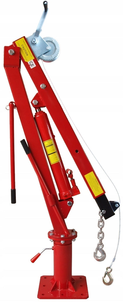 Automobilinis kranas CRANE HDS, 900 kg, su 360° besisukančiu keltuvu ir gervė, 0–170 cm