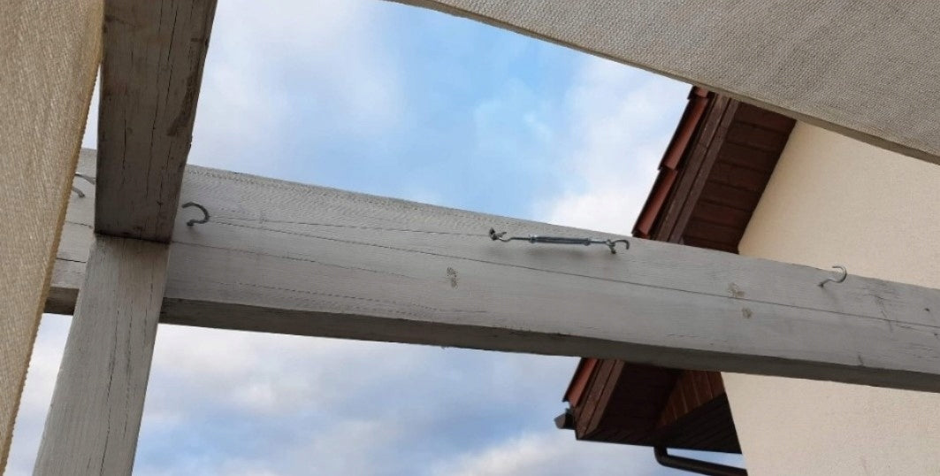 Sodo saulės pavėsinė, išplečiama, 3x3 m