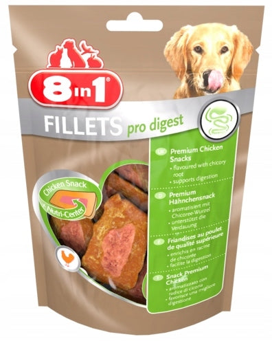 8in1 Fillets Pro Digest S 80g Dog Treat