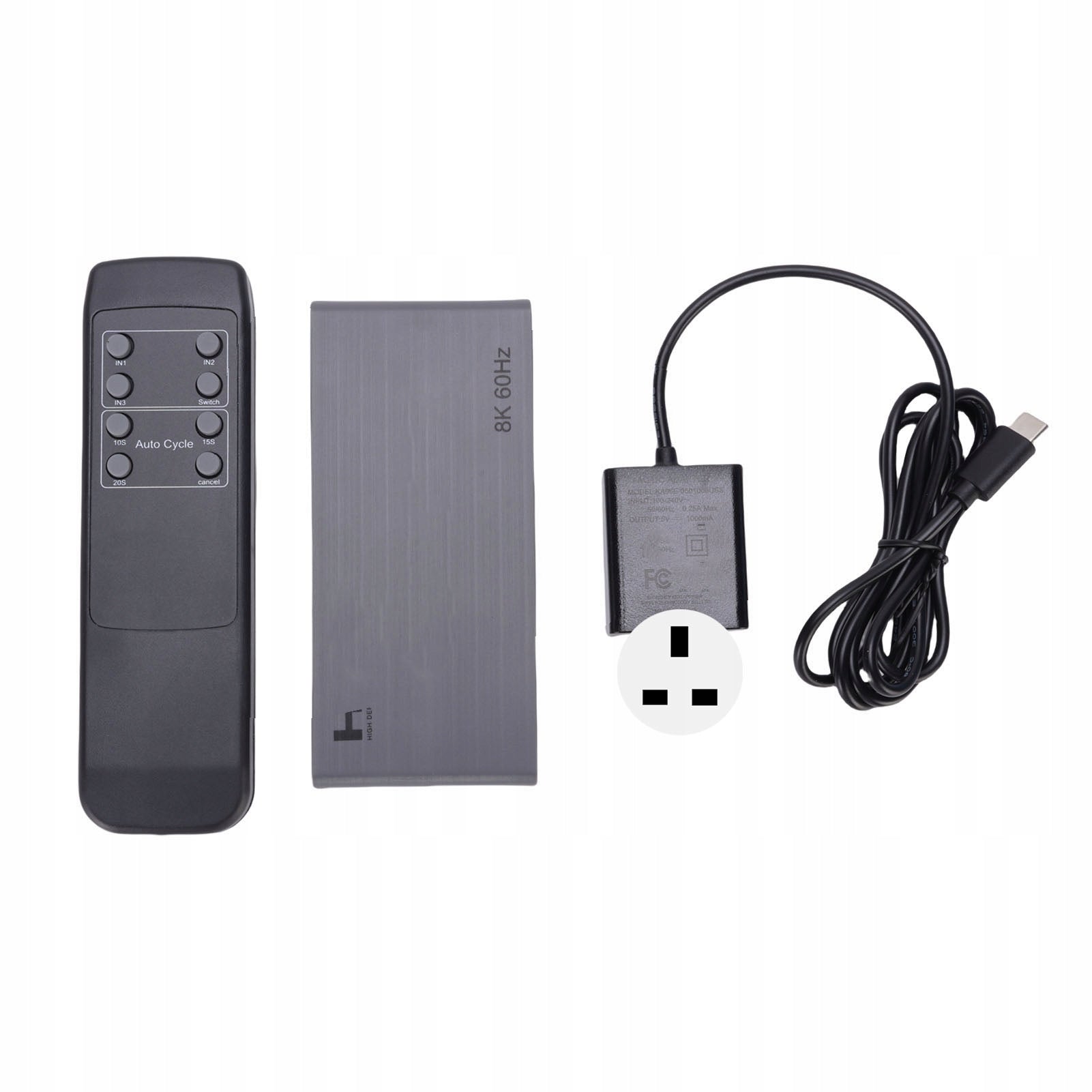 8k 3x1 HD Multimedia Interface Switch, 3-Port Multi Interface Manufacturer code AG250910061245