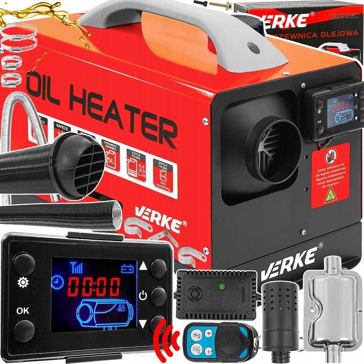 8kW - WEBASTO Combustion Oil Heater, 230V/12V