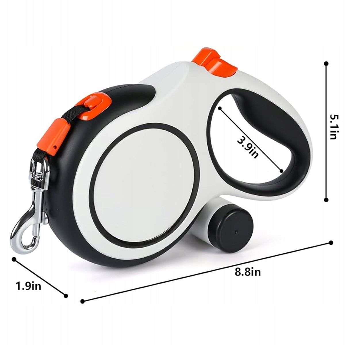 8m Automatic Lanyard For Medium Large Dogs With Lock And Dispenser Product width 4.83 cm