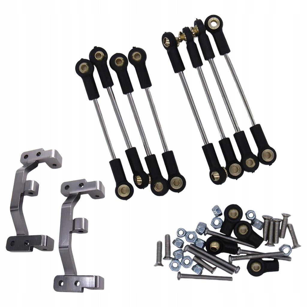 8pcs Aluminum Pull Rod Steering Servo Link Linkages Arm Tie Rod Package B Brand no brand