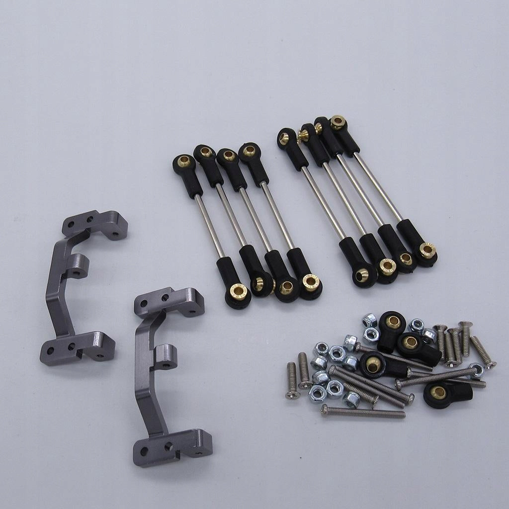 8pcs Aluminum Pull Rod Steering Servo Link Linkages Arm Tie Rod Package B Kind parts