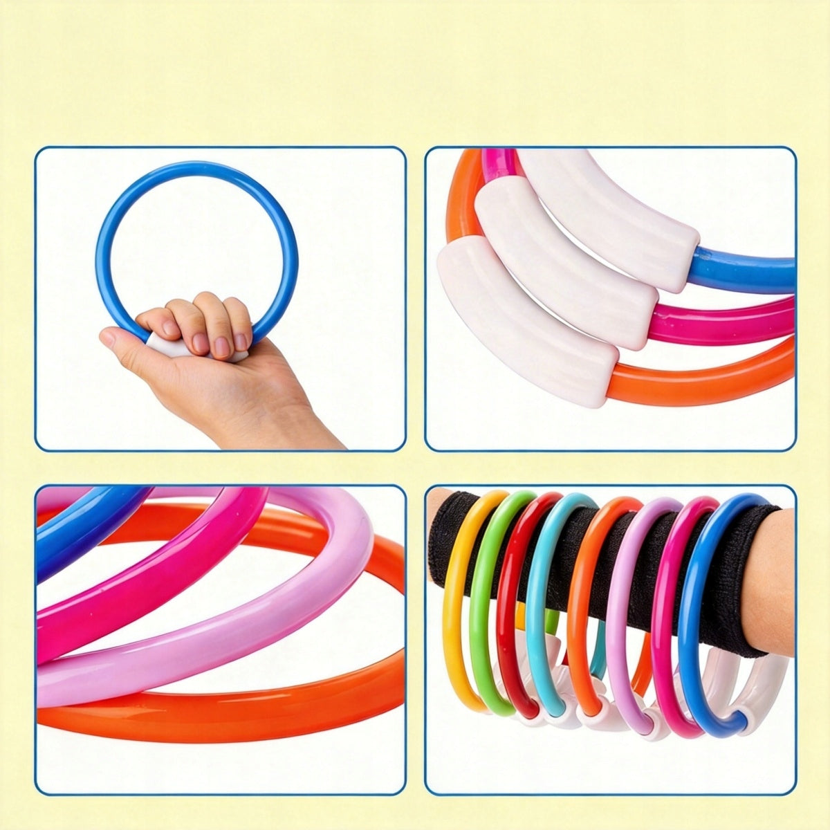 8x Diving Rings,Wheel Wheels Pool Diving Water Hoops Brand no brand