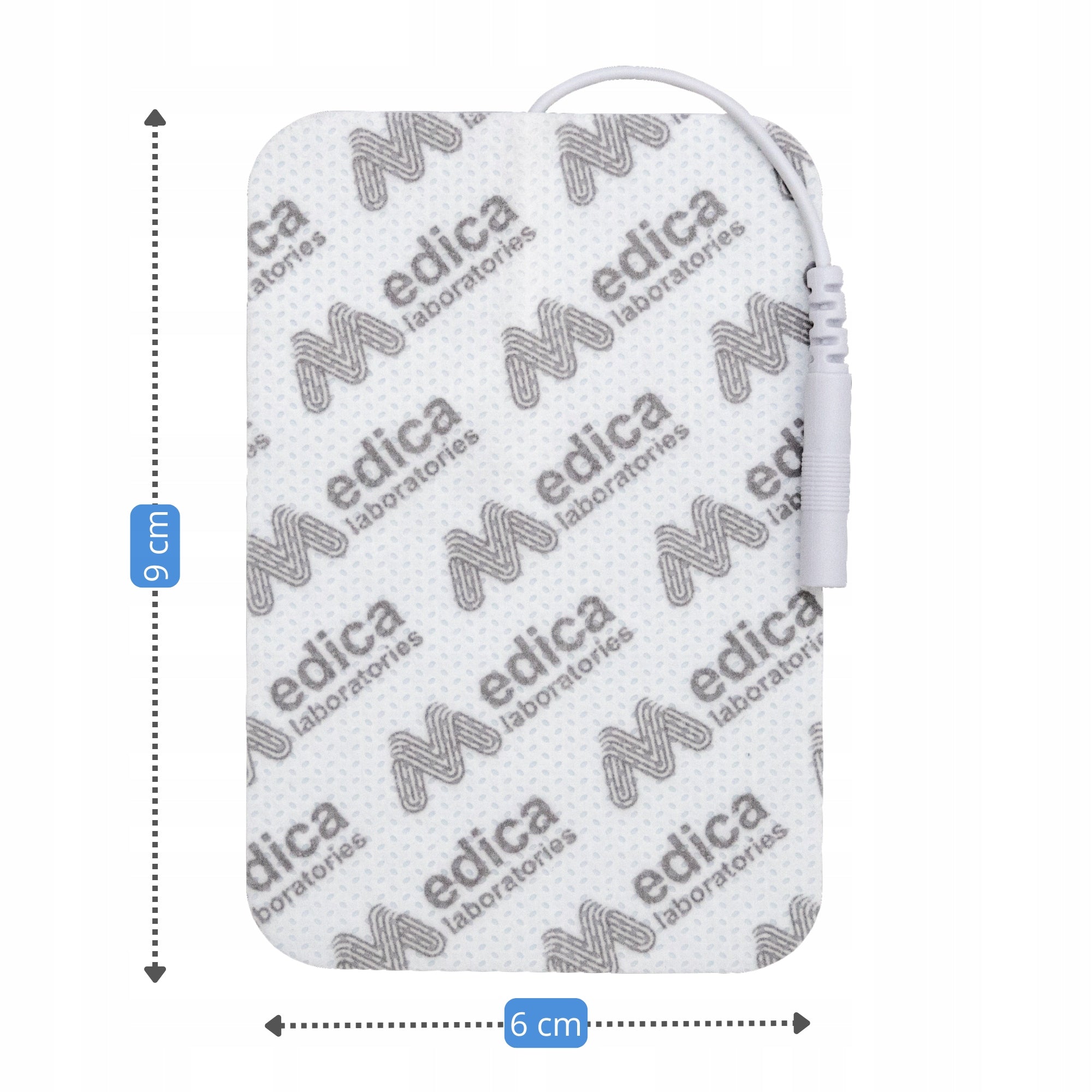8x GEL ELECTRODES FOR ELECTROSTIMULATION 9x6 PADS TENS EMS (PIN) Packaging status original