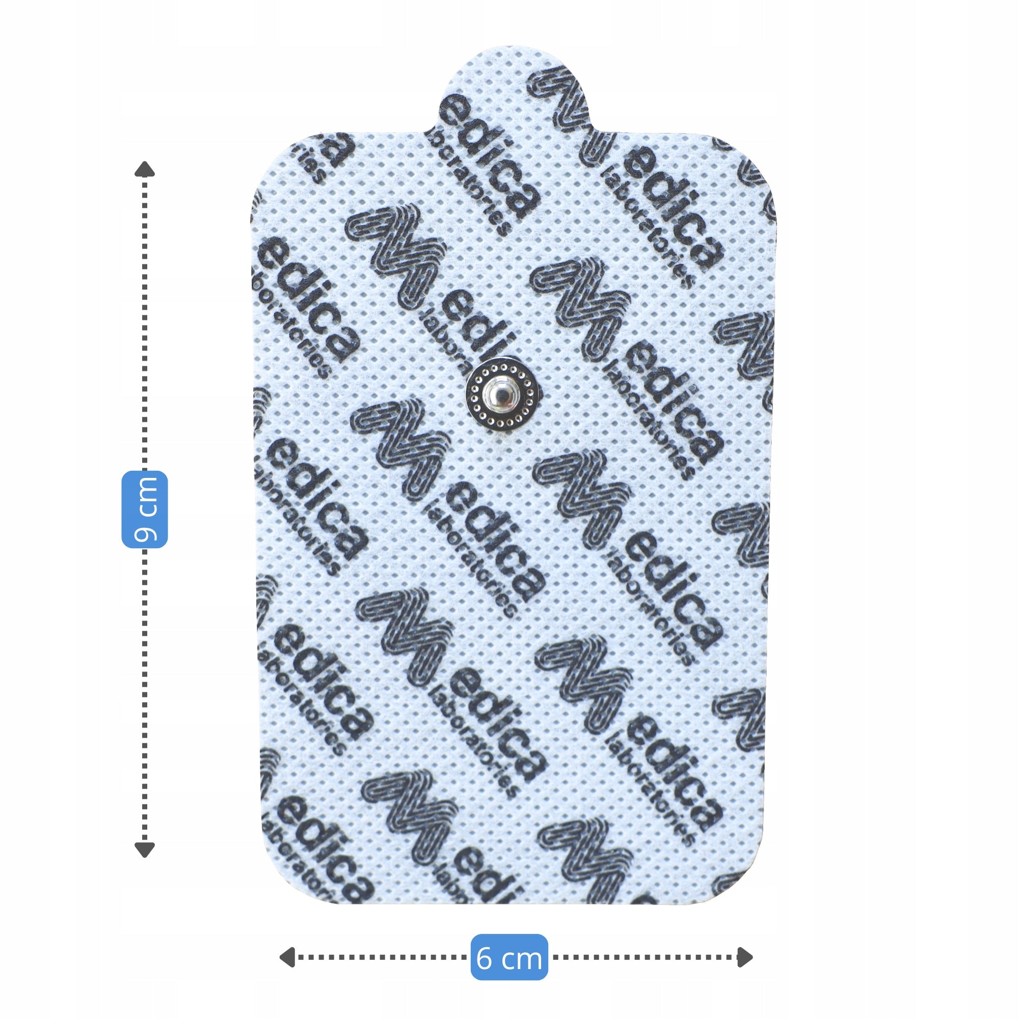 8x GEL ELECTRODES FOR ELECTROSTIMULATION 9x6 PADS TENS EMS (SNAP) Manufacturer code ML-S-05