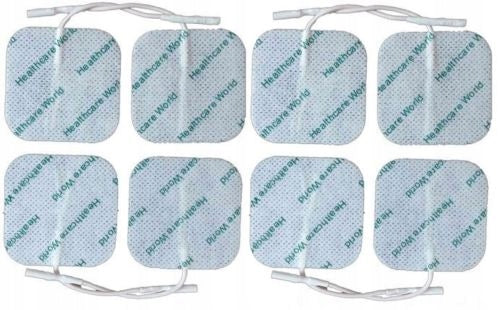 8x GEL ELECTRODES FOR ELECTROSTIMULATOR TENS 5x5