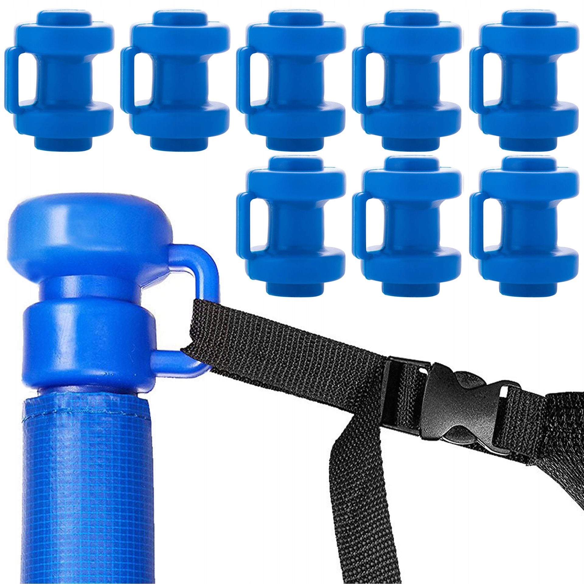 8x MUSHROOM TRAMPOLINE ATTACHMENT TO POST INNER MESH CAP